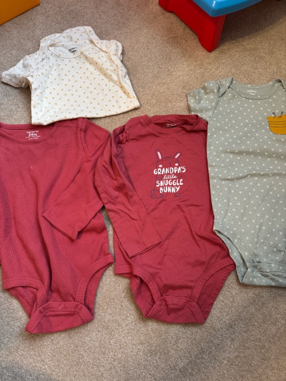 Carter's Long and short sleeve body suits